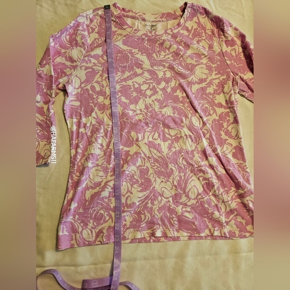 Studio Works Light Purple 3/4 Sleeve top - Picture 4 of 7